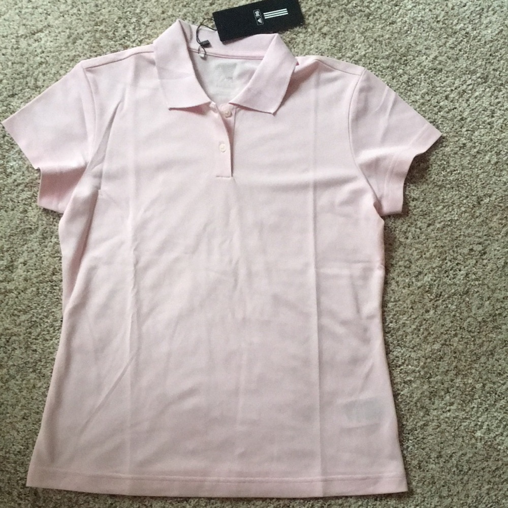 adidas Women’s Light Pink Polo Top